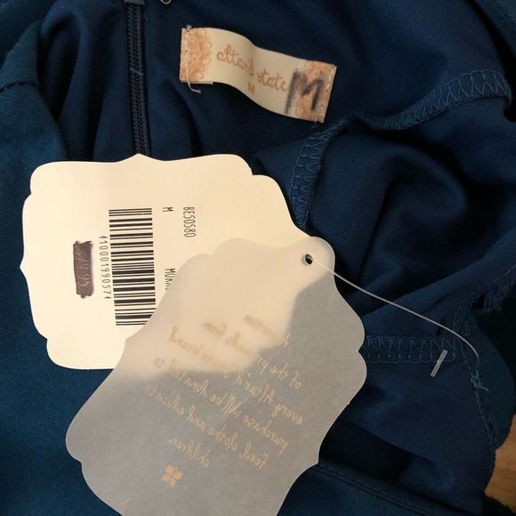 Altar’d State Sleeveless Lace Trim Fit & Flare Dress size Medium NWT - Picture 9 of 13